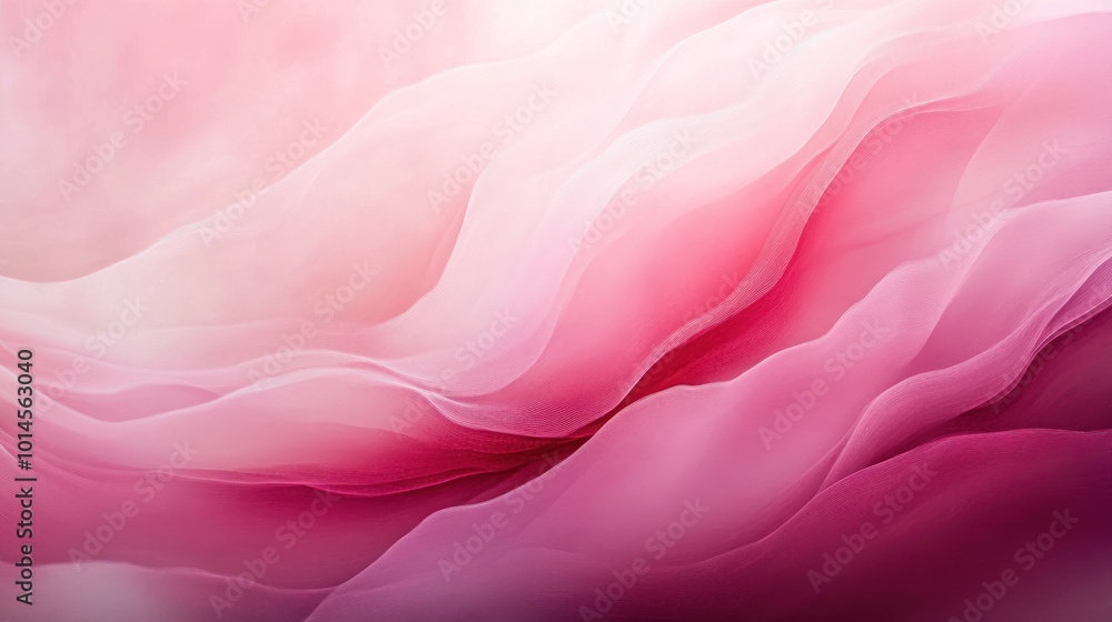 Soft pink waves create a serene and abstract background. Soft pink waves create a serene and abstract background.