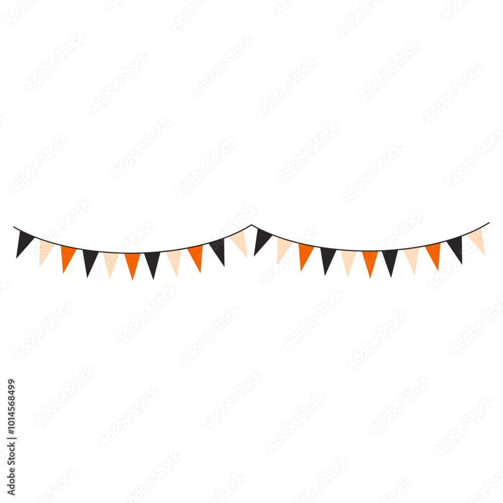 Fototapeta premium Halloween Banner Decoration