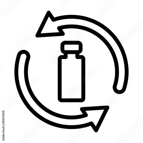 Repurpose Vector Line Icon Design