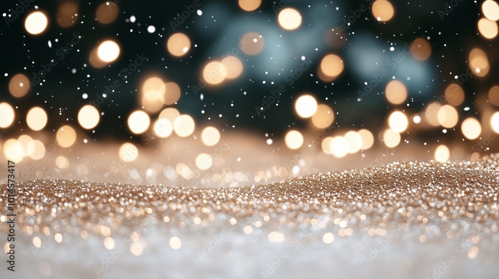 A blurry image of snow with a lot of light shining on it. The light creates a sense of warmth and coziness, making the scene feel inviting and peaceful A blurry image of snow with a lot of light shining on it. The light creates a sense of warmth and coziness, making the scene feel inviting and peaceful