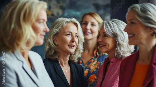 Group of Diverse Women in a Business Meeting