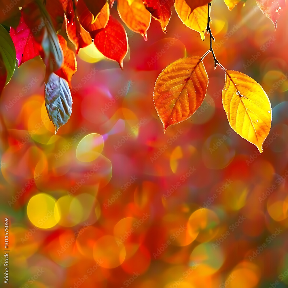 Fall Bokeh Colorfull Background Fall Bokeh Colorfull Background