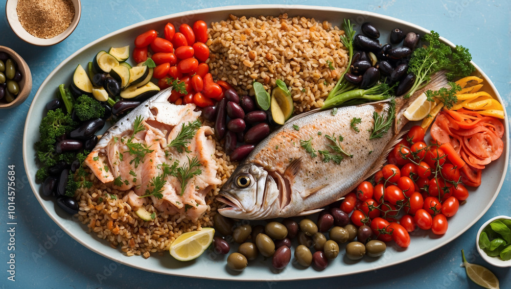 Mediterranean-style Platter with Olives Mediterranean-style Platter with Olives