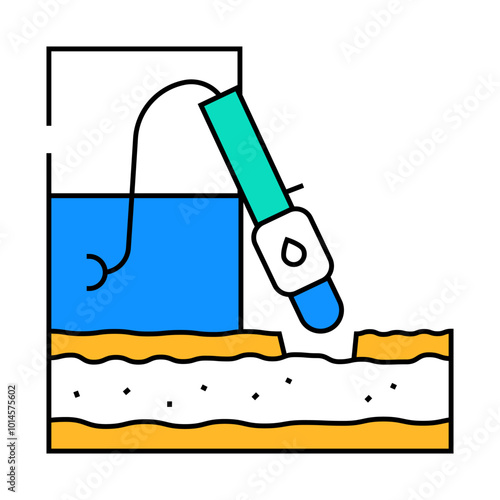hydrafacial beauty procedure line icon vector. hydrafacial beauty procedure sign. isolated symbol illustration