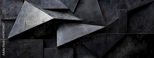 Wallpaper Mural Geometric Elegance in Black Torontodigital.ca