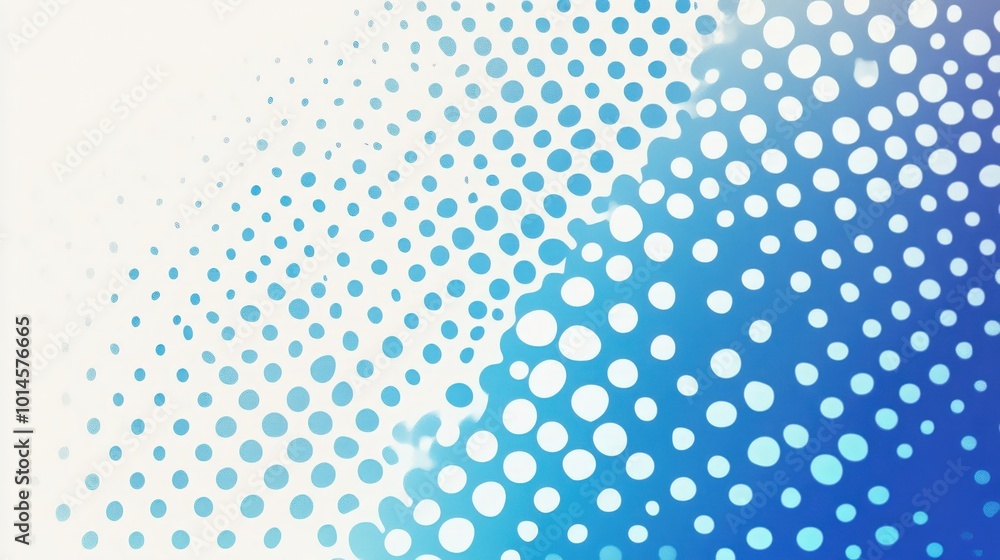 Grunge gradient white and blue polka dot background. Vector illustration in pop art cartoon sports style Grunge gradient white and blue polka dot background. Vector illustration in pop art cartoon sports style