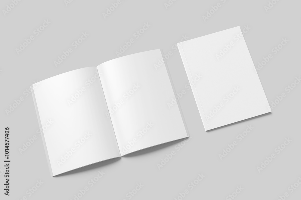 Blank a4 magazine White Blank a4 magazine White