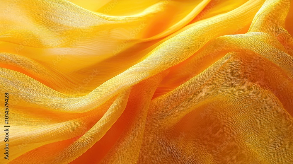 Vibrant Yellow Fabric with Flowing Texture and Soft Waves, Perfect for Backgrounds and Design Projects Vibrant Yellow Fabric with Flowing Texture and Soft Waves, Perfect for Backgrounds and Design Projects