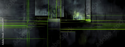 Wallpaper Mural Radiant Green Modernity Torontodigital.ca