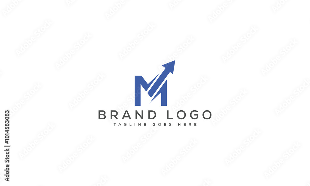 letter M logo design vector template design for brand. letter M logo design vector template design for brand.