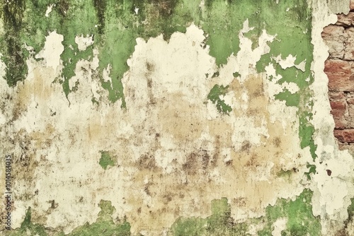 Old concrete wall background - generative ai