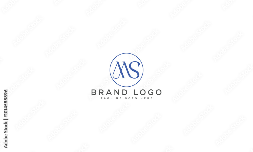 letter MS logo design vector template design for brand. letter MS logo design vector template design for brand.