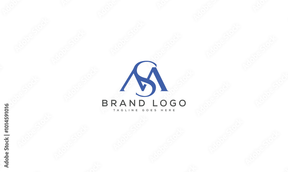 letter MS logo design vector template design for brand. letter MS logo design vector template design for brand.