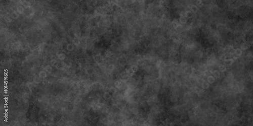 Dark Black background texture, old vintage charcoal black backdrop paper with watercolor. Abstract background with black wall surface, black stucco texture. Black gray satin dark texture luxurious.