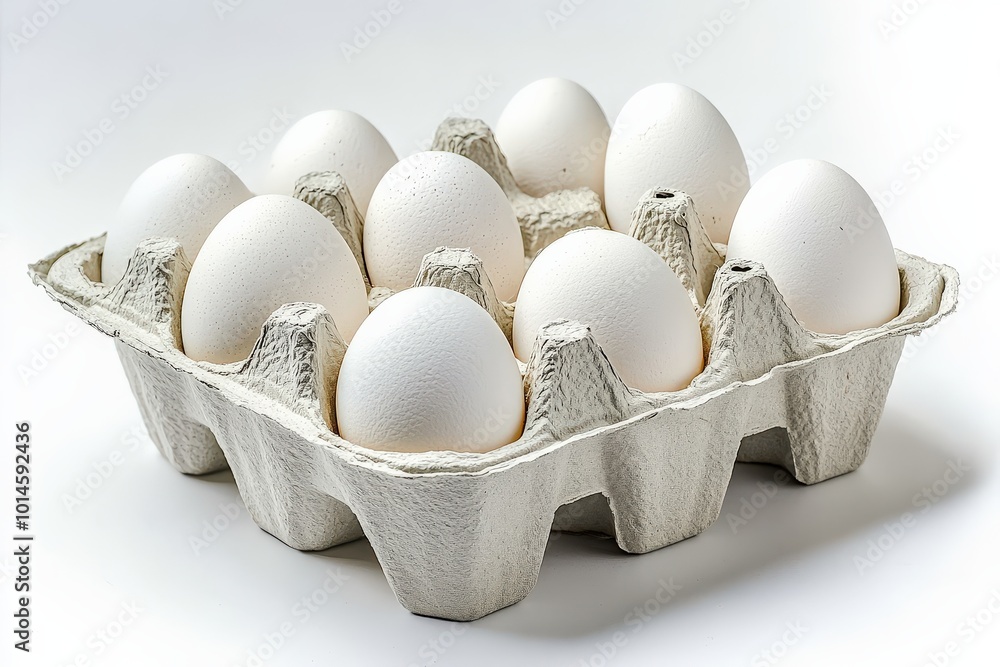 Egg Carton. Closeup of Empty Cardboard Dozen Egg Carton in Harvest Farm Setting Egg Carton. Closeup of Empty Cardboard Dozen Egg Carton in Harvest Farm Setting