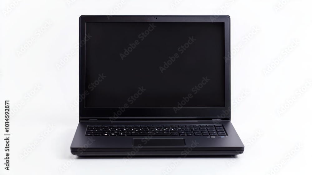 The Laptop with Blank Screen The Laptop with Blank Screen