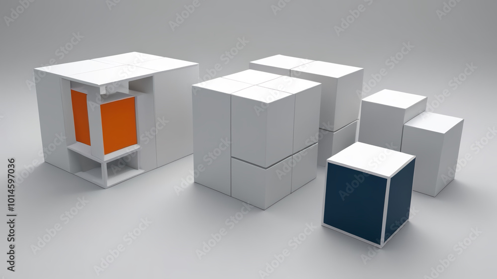 3d render of a cube 3d render of a cube