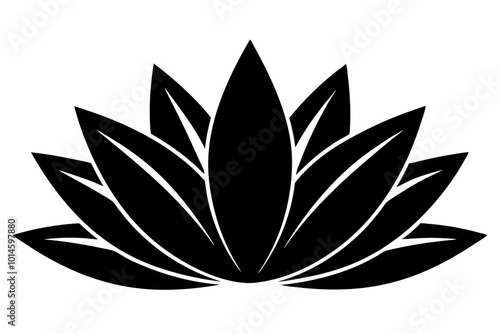 
Agave plant vector, agave symbol, Cactus vector icon

