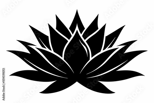
Agave plant vector, agave symbol, Cactus vector icon

