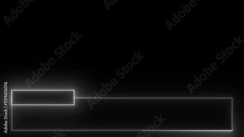 サイバー系テロップベース（白色）