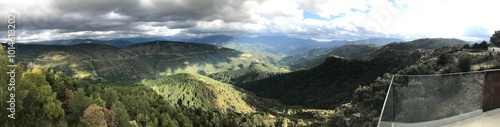 pyrenees nature landscape from the road