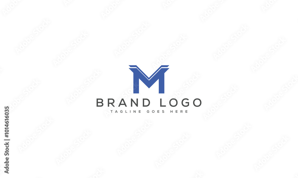 letter M logo design vector template design for brand. letter M logo design vector template design for brand.