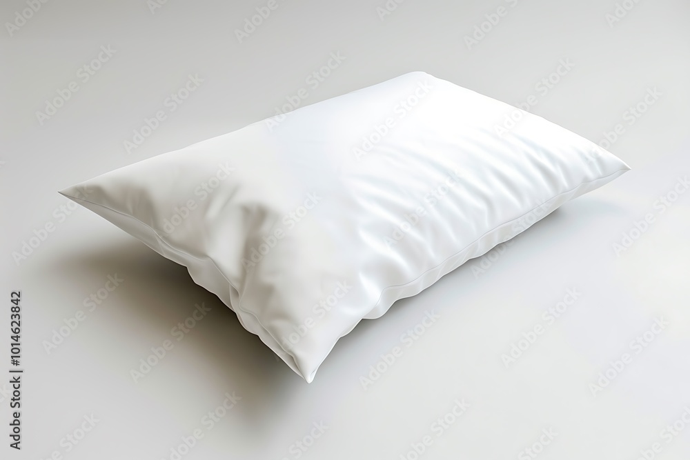 Obraz premium White pillow on white background