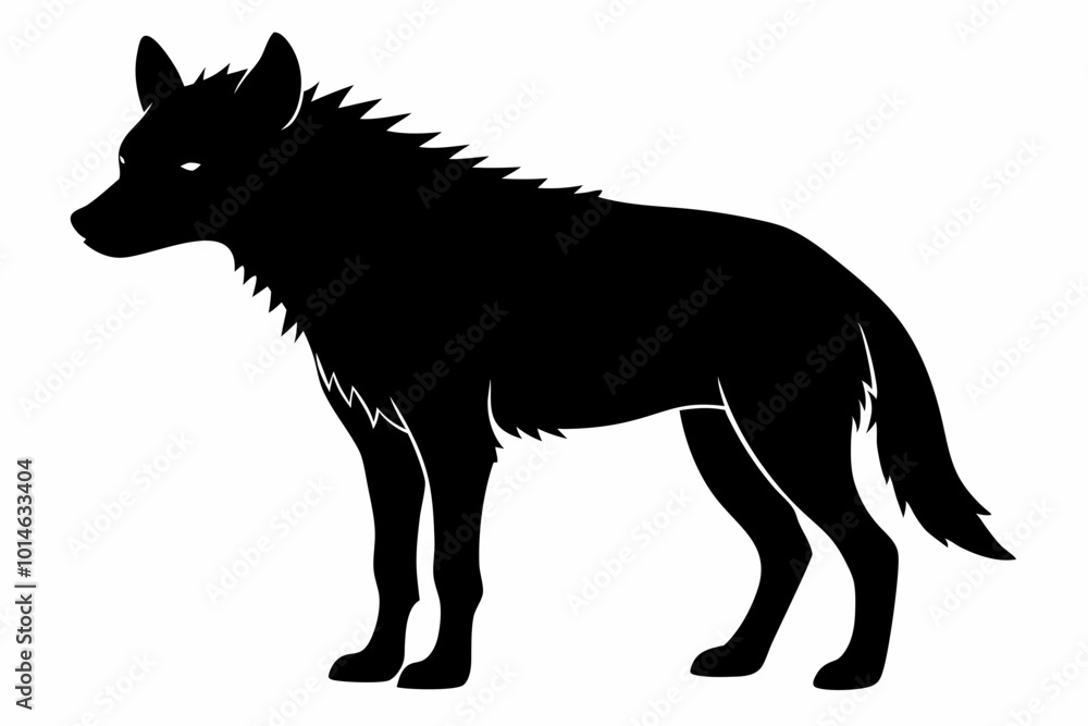 hyena silhouette, hyena icon vector illustration, tier, scary predator, safari wildlife animal
hyena silhouette, hyena icon vector illustration, tier, scary predator, safari wildlife animal