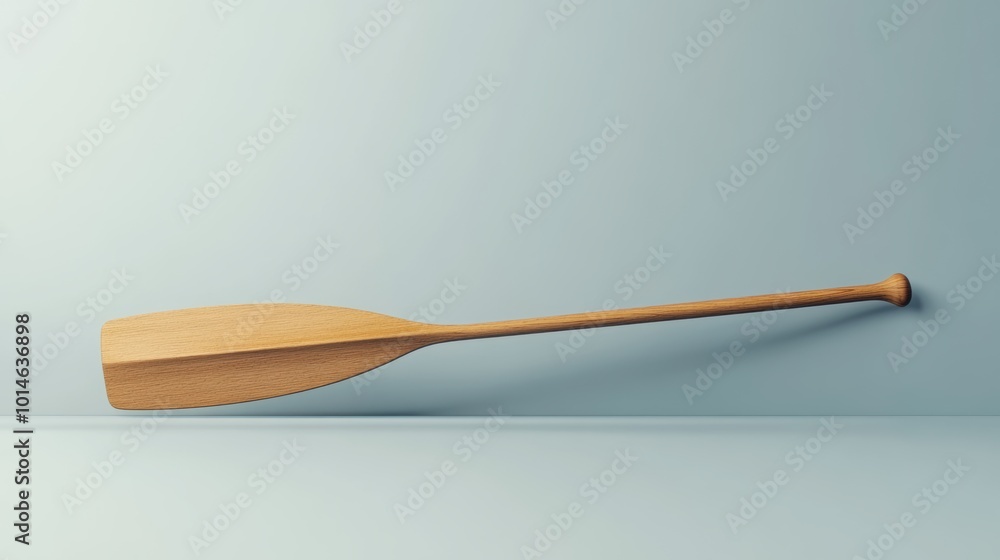 Minimalist Rowing Oar on Neutral Surface, Simple design, Subtle tones, Emphasizing form and function, Tranquil and serene ambiance Minimalist Rowing Oar on Neutral Surface, Simple design, Subtle tones, Emphasizing form and function, Tranquil and serene ambiance