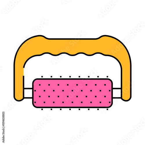massager tool line icon vector. massager tool sign. isolated symbol illustration