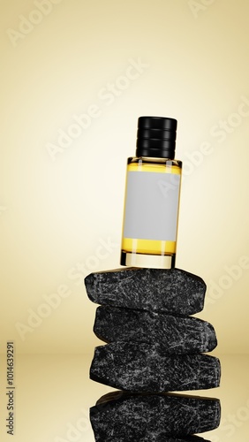 perfume Mockups, 3d perfume mockups, creative design, multicolor perfumes bottles, perfume bottle multicolor design, 3d, perfume with stones
