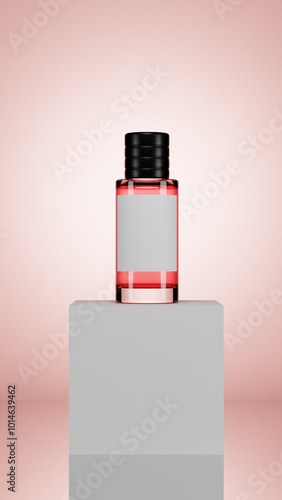 perfume Mockups, 3d perfume mockups, creative design, multicolor perfumes bottles, perfume bottle multicolor design, 3d, perfume with stones
