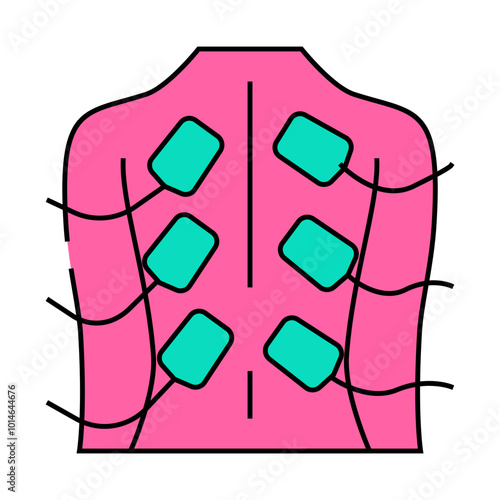 stimulation therapy line icon vector. stimulation therapy sign. isolated symbol illustration