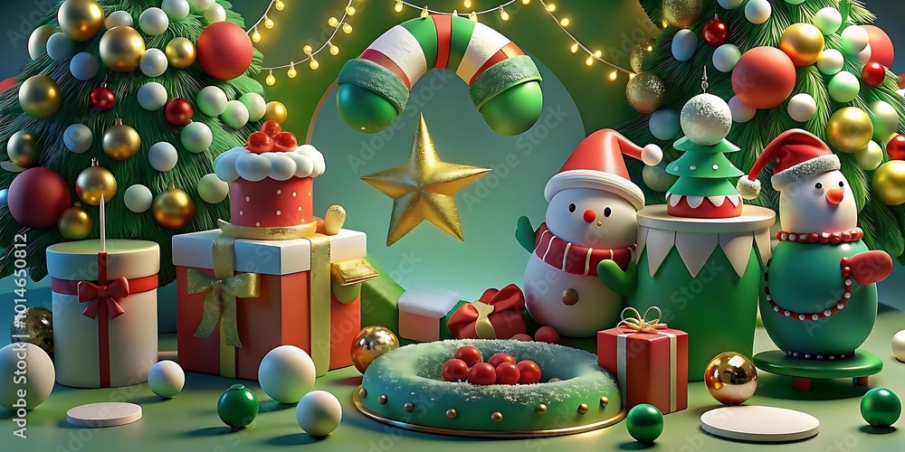 Christmas ornament banner Christmas ornament banner