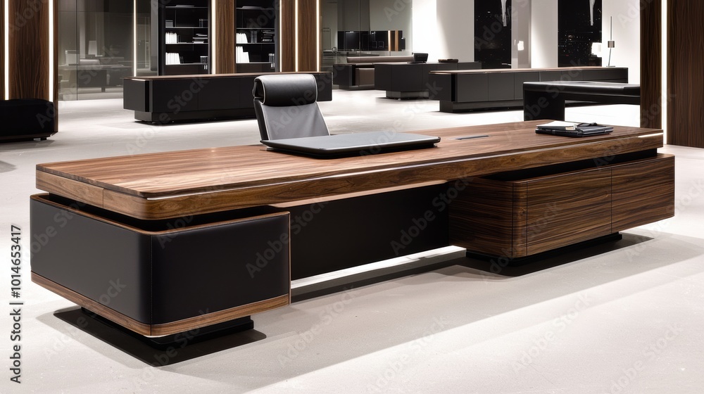 Modern Office Desk Design in Contemporary Workspace Modern Office Desk Design in Contemporary Workspace