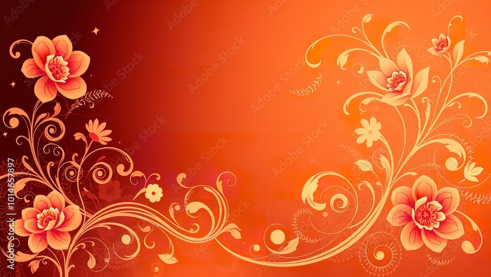 Stunning Abstract Background Featuring Floral Swirls: Perfect for Digital Art Stunning Abstract Background Featuring Floral Swirls: Perfect for Digital Art