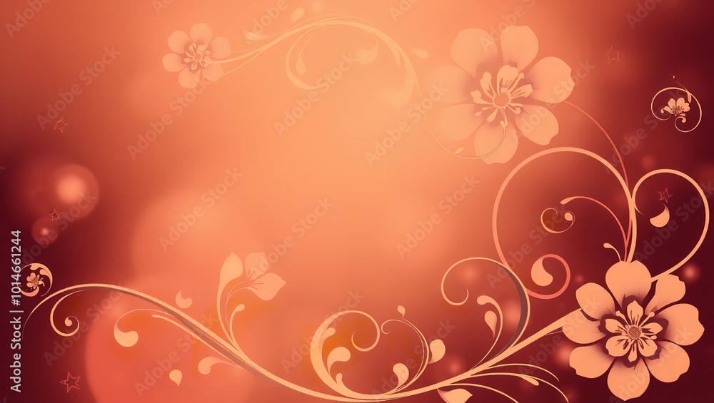 Stunning Abstract Background Featuring Floral Swirls: Perfect for Digital Art Stunning Abstract Background Featuring Floral Swirls: Perfect for Digital Art