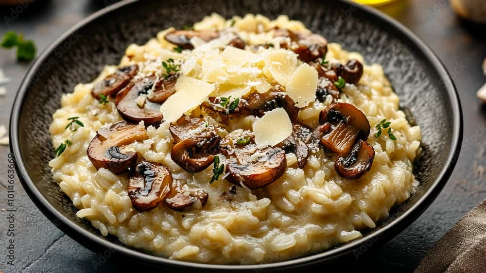 Mushroom Risotto: A Creamy and Flavorful Dish Mushroom Risotto: A Creamy and Flavorful Dish