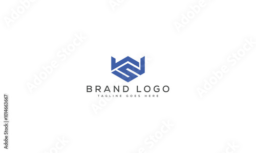 Free Download letter WS logo design vector template design for brand. - GFXLoad