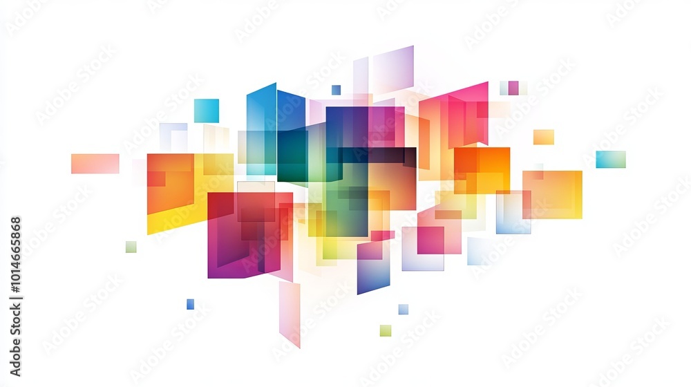 3D colorful squares and rectangles against a white background, showcasing art geometric shapes in a glassmorphism style. These are abstract vector design elements. 3D colorful squares and rectangles against a white background, showcasing art geometric shapes in a glassmorphism style. These are abstract vector design elements.