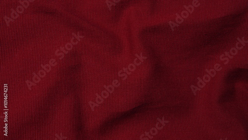 red fabric texture background with waves