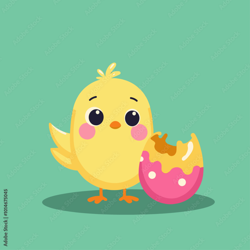 Chick Hatching from Egg Chick Hatching from Egg