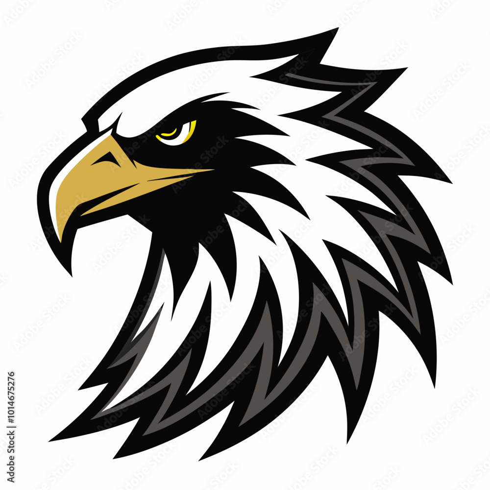 Obraz premium eagle head vector
