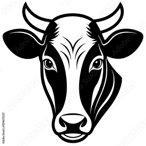 portrait of a cow