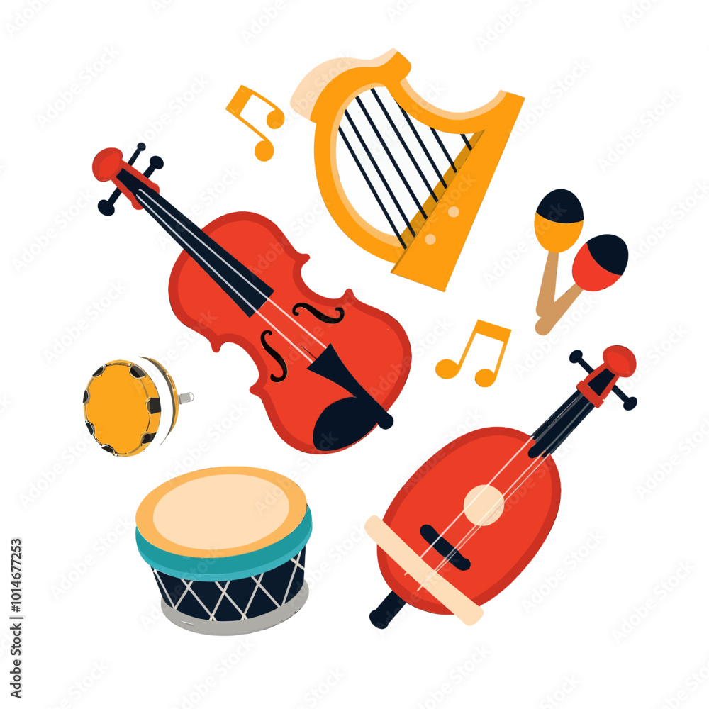 Obraz premium Musical Instrument Clip Art 