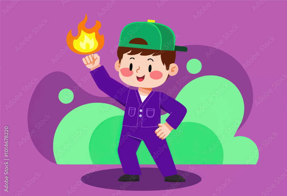 Smiling Boy with a Flame in His Hand
Smiling Boy with a Flame in His Hand