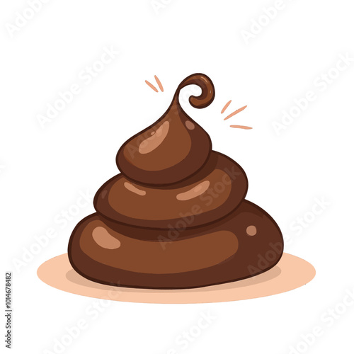 Stacked Chocolate Dessert with Swirl Topping