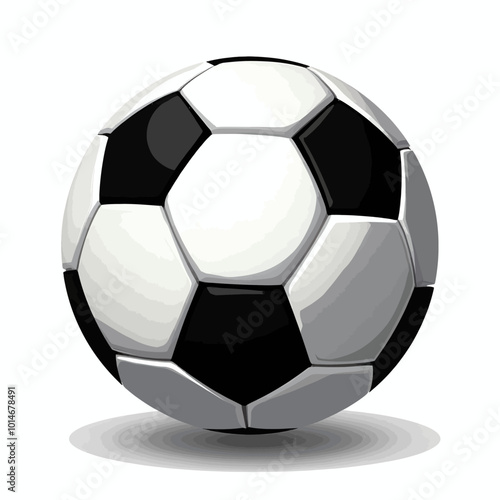 Soccer Ball on White Background