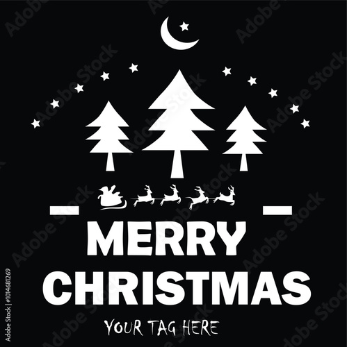 Merry Christmas vector design with different colours beckgrounds photo