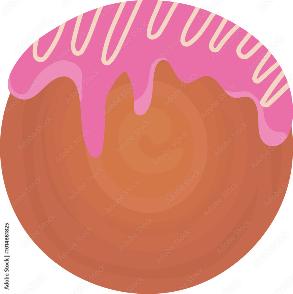 New York roll cromboloni illustration New York roll cromboloni illustration